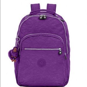 Purple Kipling Nylon Backpack